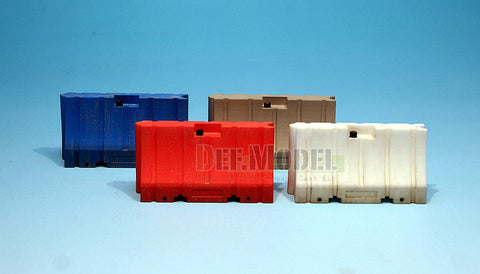 DEFモデル DM35005 1/35 現用 6フィート 樹脂ジャージーバリアーセット (4 個)