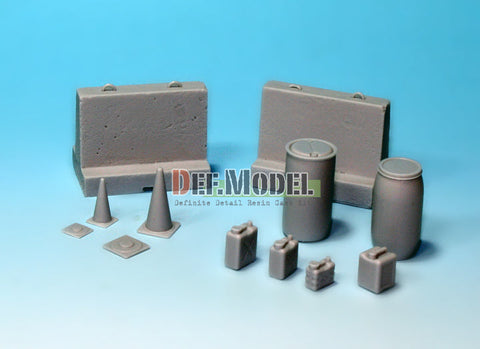 DEFモデル DM35007 1/35 アメリカ ジャージーバリアーセット (スモールタイプ)
