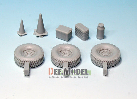 DEFモデル DM35008 1/35 M1151 HMMWV 積荷・マッドテレーンタイヤセット (アカデミー用)