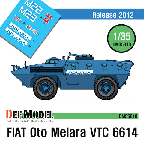 DEFモデル DM35010 1/35 CM6614 LAV 'イタリア警察仕様' (フルレジンキット)