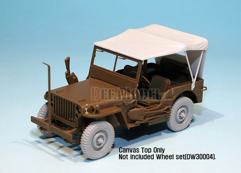 DEFモデル DM35014 1/35 ウィリス ジープ MB キャンバストップ(タミヤ用)