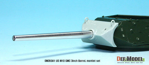 DEFモデル DM35041 1/35 M10 駆逐戦車 3インチ M7戦車砲砲身&防盾セット (アカデミー用)