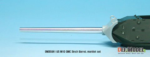 DEFモデル DM35041 1/35 M10 駆逐戦車 3インチ M7戦車砲砲身&防盾セット (アカデミー用)