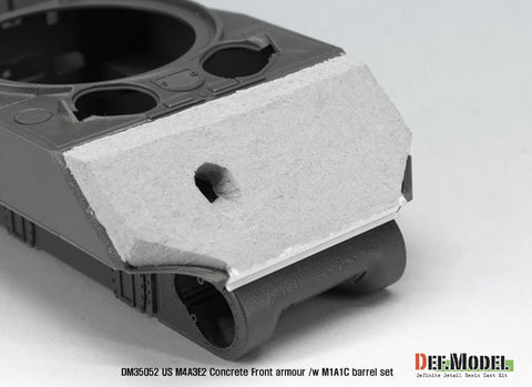 DEFモデル DM35052 1/35 M4A3E8 シャーマン ジャンボ コンクリート製前面装甲セット(アスカ用)
