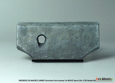 DEFモデル DM35052 1/35 M4A3E8 シャーマン ジャンボ コンクリート製前面装甲セット(アスカ用)