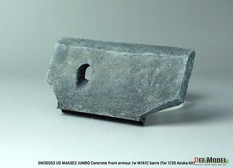 DEFモデル DM35052 1/35 M4A3E8 シャーマン ジャンボ コンクリート製前面装甲セット(アスカ用)