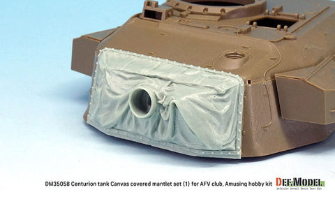 DEFモデル DM35058 1/35 センチュリオン Mk.5/1 防盾キャンバスカバーセット (AFVクラブ用)