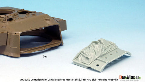 DEFモデル DM35059 1/35 IDF センチュリオン ショット 防盾キャンバスカバー (AFVクラブ用)