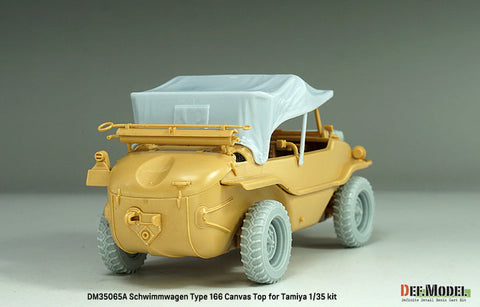 DEFモデル DM35065A 1/35 シュビムワーゲン Type166 幌セット (タミヤ用)
