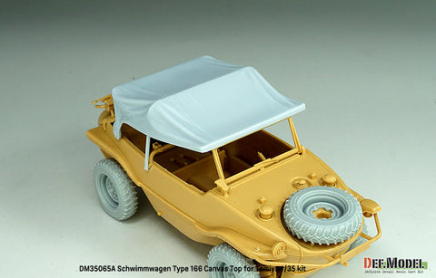 DEFモデル DM35065A 1/35 シュビムワーゲン Type166 幌セット (タミヤ用)