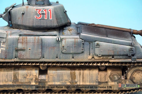 DEFモデル DM35066 1/35 ドイツ 739(f用) ソミュア S35 中戦車 ドイツ軍仕様改造セット (タミヤ用)