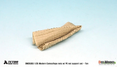 DEFモデル DM35069 1/35 現用 カモフラージュネット・ネットサポート2(タン)