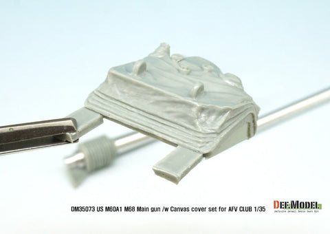 DEFモデル DM35073 1/35 M60A1 M68 105mm砲身・キャンバス(AFVクラブ用)