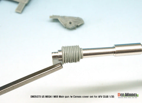 DEFモデル DM35073 1/35 M60A1 M68 105mm砲身・キャンバス(AFVクラブ用)