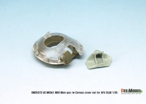 DEFモデル DM35073 1/35 M60A1 M68 105mm砲身・キャンバス(AFVクラブ用)