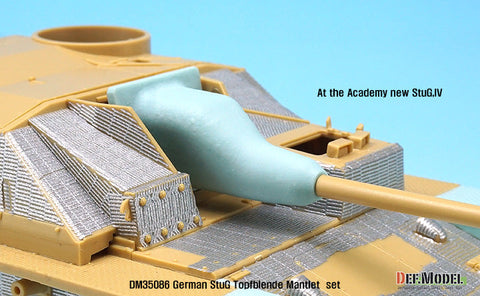 DEFモデル DM35086 1/35 WWII ドイツ III/IV号突撃砲用鋳造防盾セット(1/35 アカデミー/ ドラゴン/ タミヤ用)