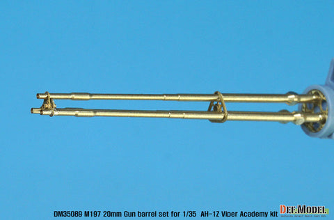DEFモデル DM35089 1/35 アメリカ海兵隊 AH-1Z ヴァイパー M197 20mm機関砲バレルセット (アカデミー用)
