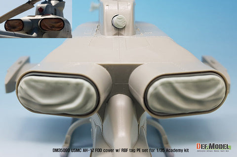 DEFモデル DM35090 1/35 アメリカ海兵隊 AH-1Z ヴァイパー FODカバー・リムーブビフォーフライトタグ (アカデミー用)