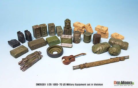 DEFモデル DM35091 1/35 ベトナム戦争 アメリカ軍 装備品セット (各社対応)