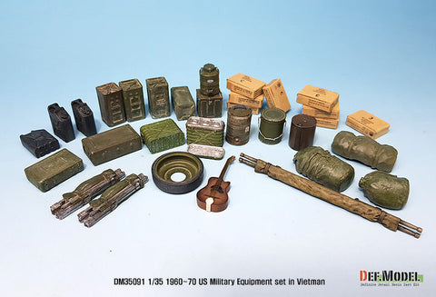 DEFモデル DM35091 1/35 ベトナム戦争 アメリカ軍 装備品セット (各社対応)