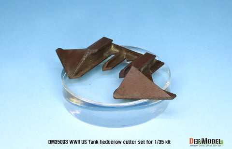 DEFモデル DM35093 1/35 WWII アメリカ戦車用 ヘッジロウカッターセット ( タミヤ用)