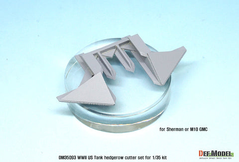 DEFモデル DM35093 1/35 WWII アメリカ戦車用 ヘッジロウカッターセット ( タミヤ用)
