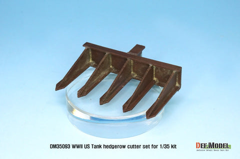 DEFモデル DM35093 1/35 WWII アメリカ戦車用 ヘッジロウカッターセット ( タミヤ用)