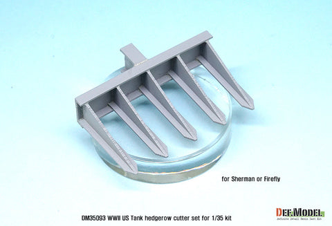 DEFモデル DM35093 1/35 WWII アメリカ戦車用 ヘッジロウカッターセット ( タミヤ用)