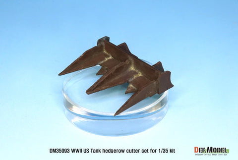 DEFモデル DM35093 1/35 WWII アメリカ戦車用 ヘッジロウカッターセット ( タミヤ用)