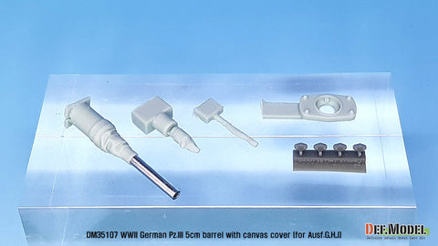 DEFモデル DM35107 1/35 WWII ドイツ III号戦車G/H/J型 アフリカ軍団ダミージェリカンセット (各社対応)