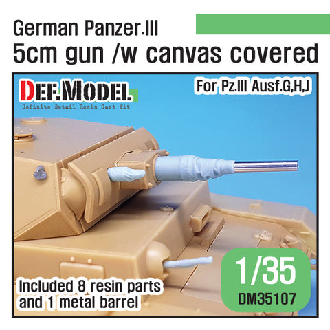 DEFモデル DM35107 1/35 WWII ドイツ III号戦車G/H/J型 アフリカ軍団ダミージェリカンセット (各社対応)