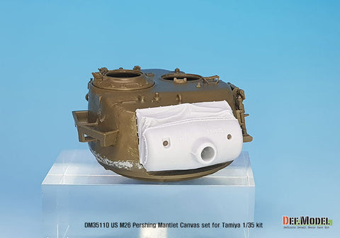 DEFモデル DM35110 1/35 アメリカ M26 パーシング キャンバス製カバー付防盾セット 初期型(タミヤ用)