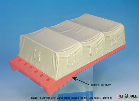 DEFモデル DM35114 1/35 ドイツ オペル ブリッツ用キャンバストップセット(イタレリ/ タミヤ用)