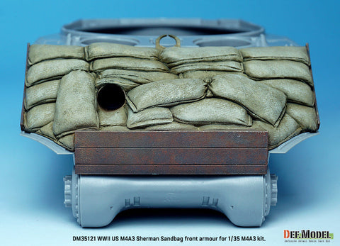 DEFモデル DM35121 1/35 WWII アメリカ M4 A2/A3 シャーマン サンドバッグフロントアーマー (各社対応)