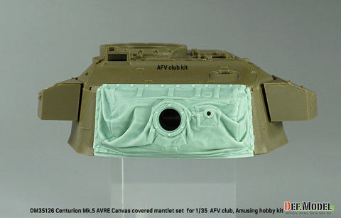 DEFモデル DM35126 1/35 センチュリオン Mk.5 AVRE用キャンバスカバー付防盾セット(AFVクラブ/ アミュージングホビー用)