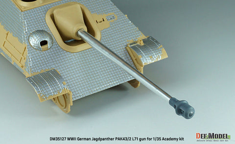 DEFモデル DM35127 1/35 WWII ドイツ ヤークトパンサー Pak43/2 L71 砲身 (アカデミー/ 他キット用)
