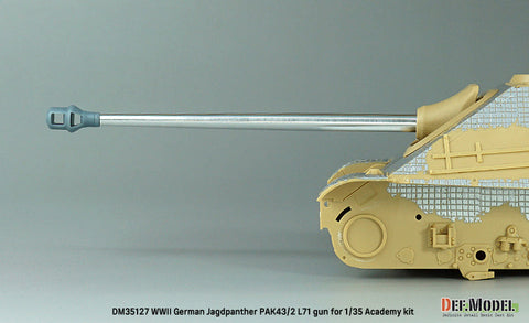 DEFモデル DM35127 1/35 WWII ドイツ ヤークトパンサー Pak43/2 L71 砲身 (アカデミー/ 他キット用)