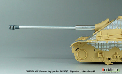 DEFモデル DM35128 1/35 WWII ドイツ ヤークトパンサー Pak43/3 L71 砲身 (アカデミー/ 他キット用)