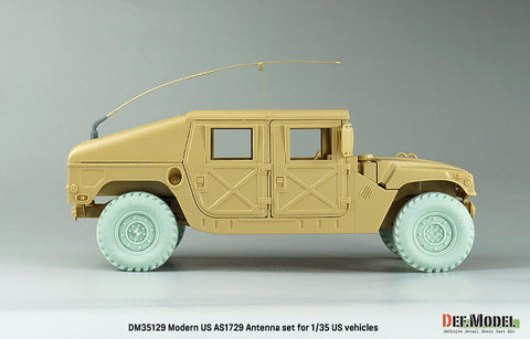 DEFモデル DM35129 1/35 現用 アメリカ AS1729 アンテナ/アンテナ基部セット (アメリカ車両用)