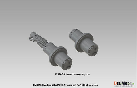 DEFモデル DM35129 1/35 現用 アメリカ AS1729 アンテナ/アンテナ基部セット (アメリカ車両用)