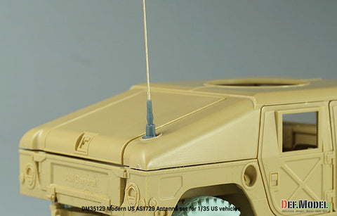 DEFモデル DM35129 1/35 現用 アメリカ AS1729 アンテナ/アンテナ基部セット (アメリカ車両用)