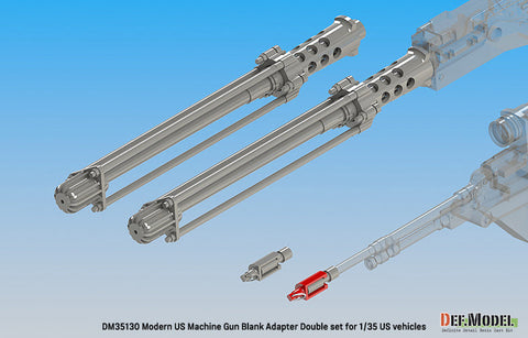 DEFモデル DM35130 1/35 現用 アメリカ 機関銃用ブランクファイアリングアダプター (アメリカ車両用)