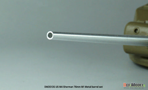 DEFモデル DM35135 1/35 M4 シャーマン 76mm M1 砲身セット (各社対応)