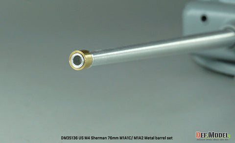 DEFモデル DM35136 1/35 アメリカ M4 シャーマン 76mm M1A1C/M1A2 砲身セット (各社対応)