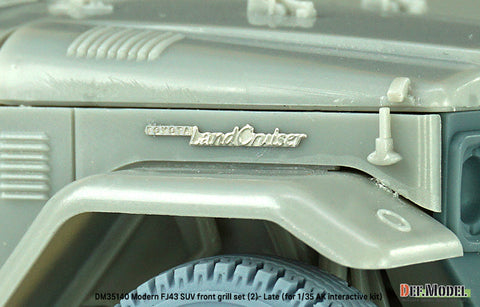 DEFモデル DM35140 1/35 FJ43 ランドクルーザー グリルセット(1用) 後期型(AKインタラクティブ用)