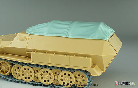 DEFモデル DM35141 1/35 WWII ドイツ Sd.kfz.251 Ausf.C キャンバストップセット (アカデミー/ 他キット)