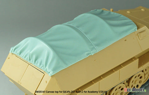 DEFモデル DM35141 1/35 WWII ドイツ Sd.kfz.251 Ausf.C キャンバストップセット (アカデミー/ 他キット)