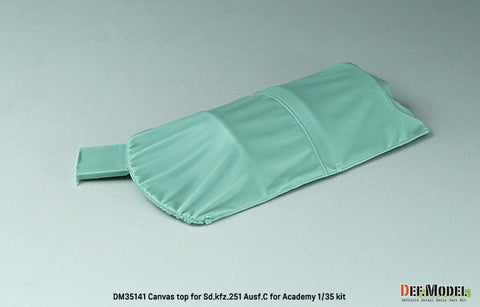 DEFモデル DM35141 1/35 WWII ドイツ Sd.kfz.251 Ausf.C キャンバストップセット (アカデミー/ 他キット)