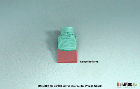 DEFモデル DM35148 1/35 ロシア T-90 防盾キャンバスカバーセット (ズベズダ用)