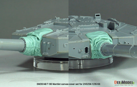 DEFモデル DM35148 1/35 ロシア T-90 防盾キャンバスカバーセット (ズベズダ用)